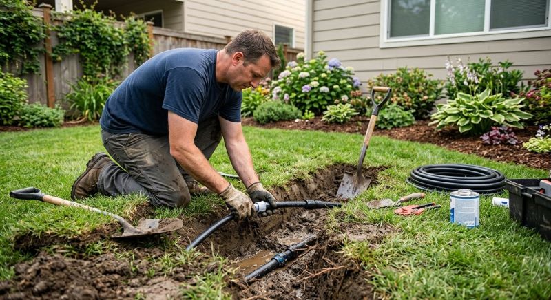 Sprinkler Line Repair in Ventura County, CA